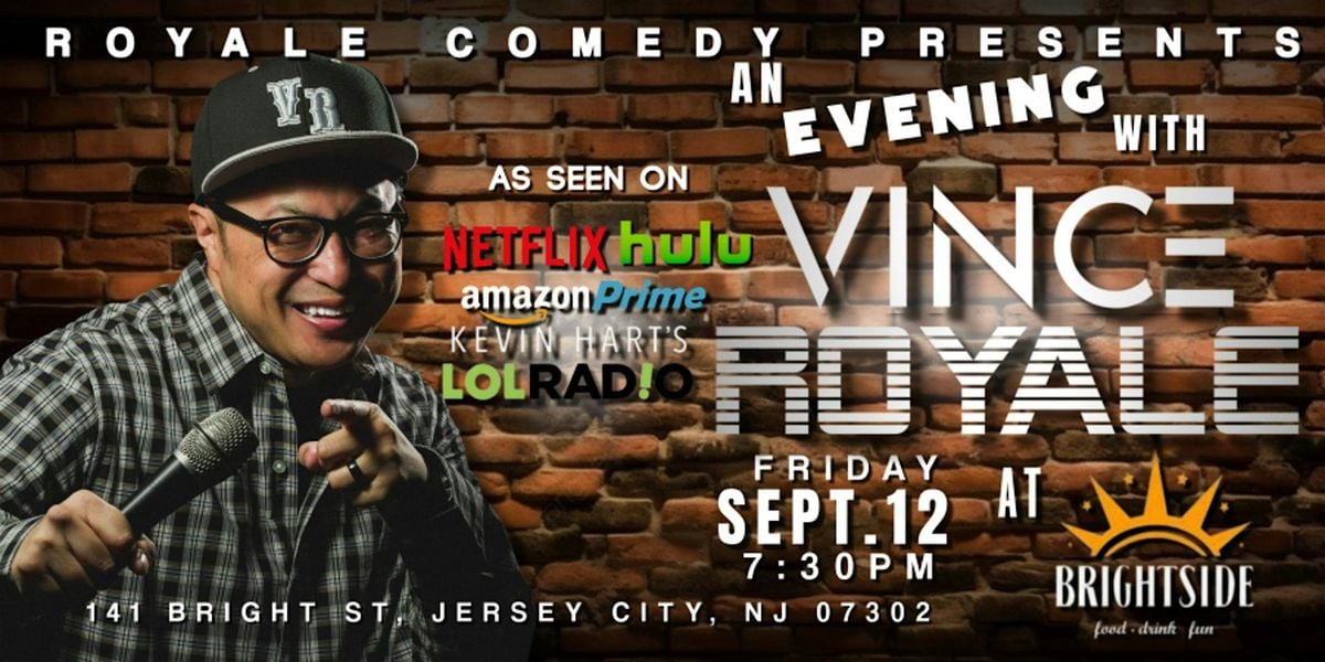 Royale Comedy Presents: An Evening with Vince Royale, 12 September | Event in Jersey City | AllEvents