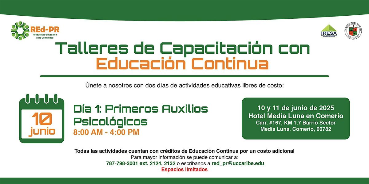 Primeros Auxilios Psicológicos, 10 June | Event in Comerío | AllEvents
