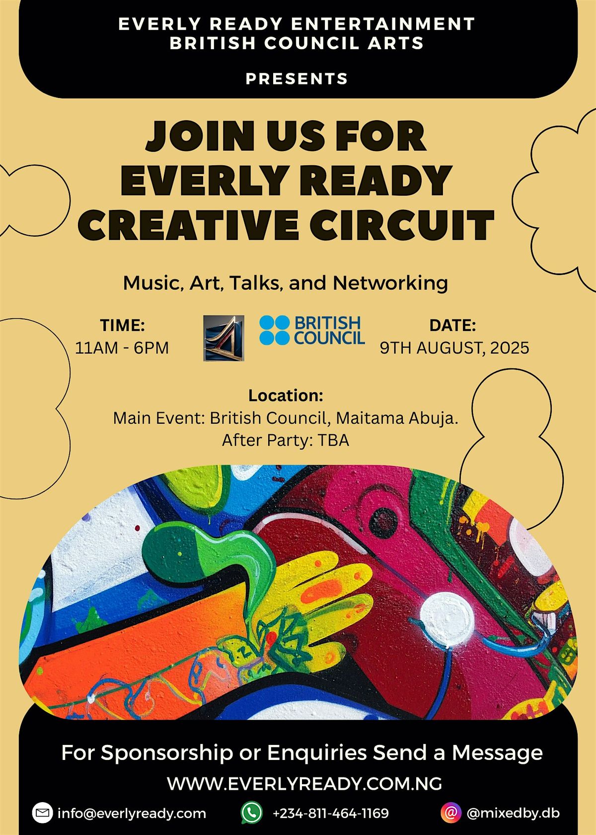 Everly Ready Creative Circuit, 9 August | Event in Abuja | AllEvents