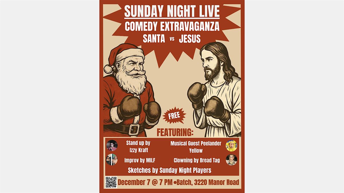 SUNDAY NIGHT LIVE  FREE SKETCH COMEDY and VARIETY SHOW Ep9 | Event in Austin | AllEvents