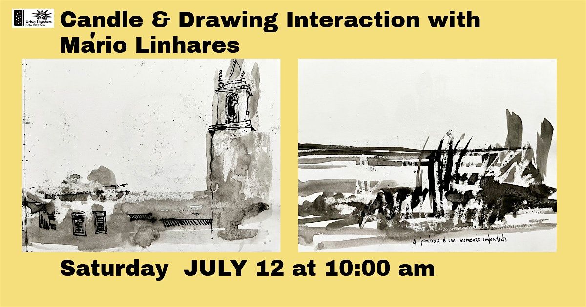Candle & Drawing Interaction with Mário Linhares, 12 July | Event in New York | AllEvents
