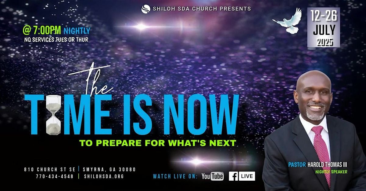 The Time is Now to Prepare For What's Next 2025 Prophecy Series, 12 July | Event in Smyrna | AllEvents