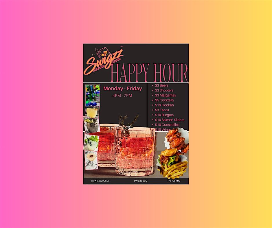 Swigzz Happy Hour M-F 4-7 | Event in Stockbridge | AllEvents