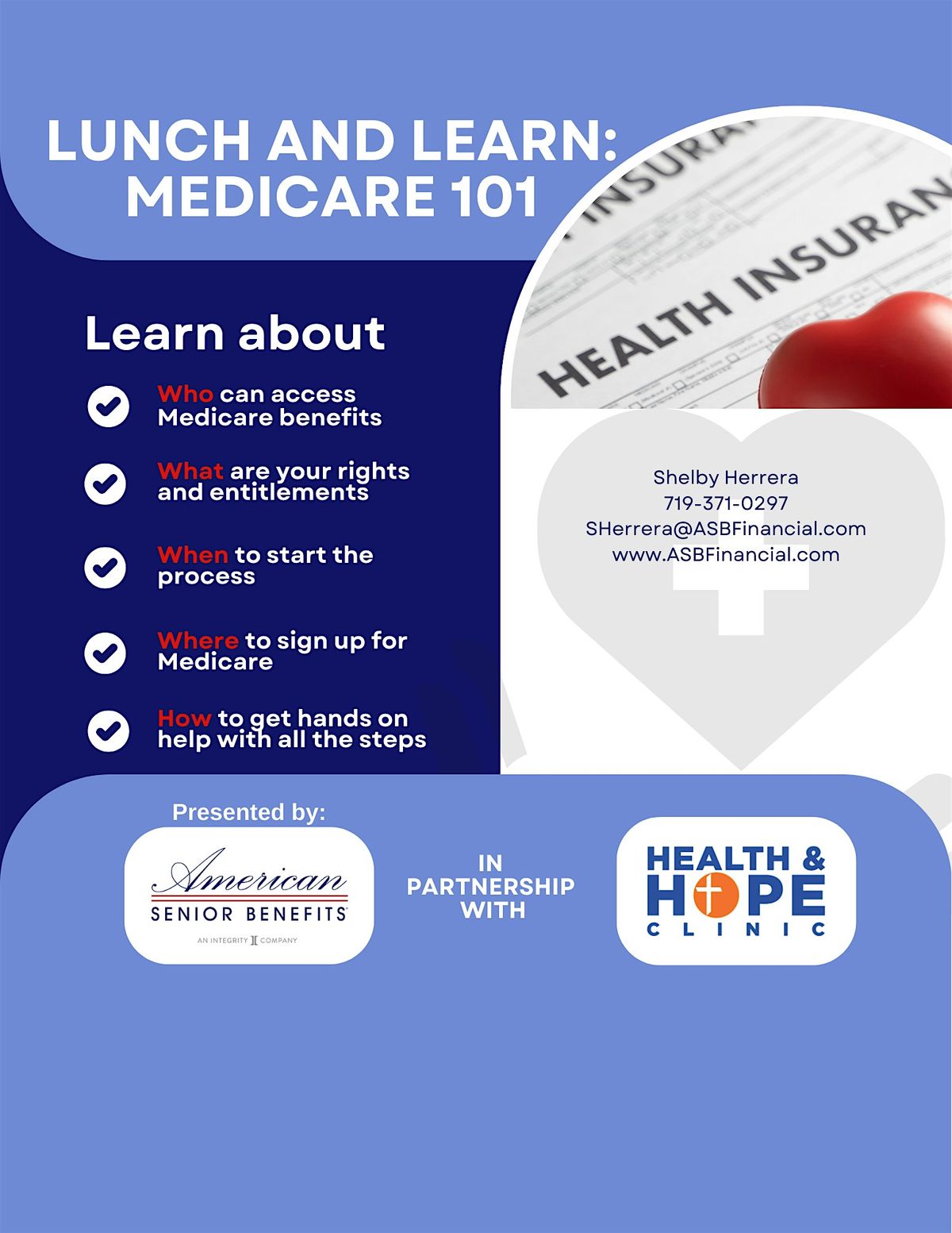 November Medicare 101: Lunch and Learn, 4 November | Event in Pensacola | AllEvents