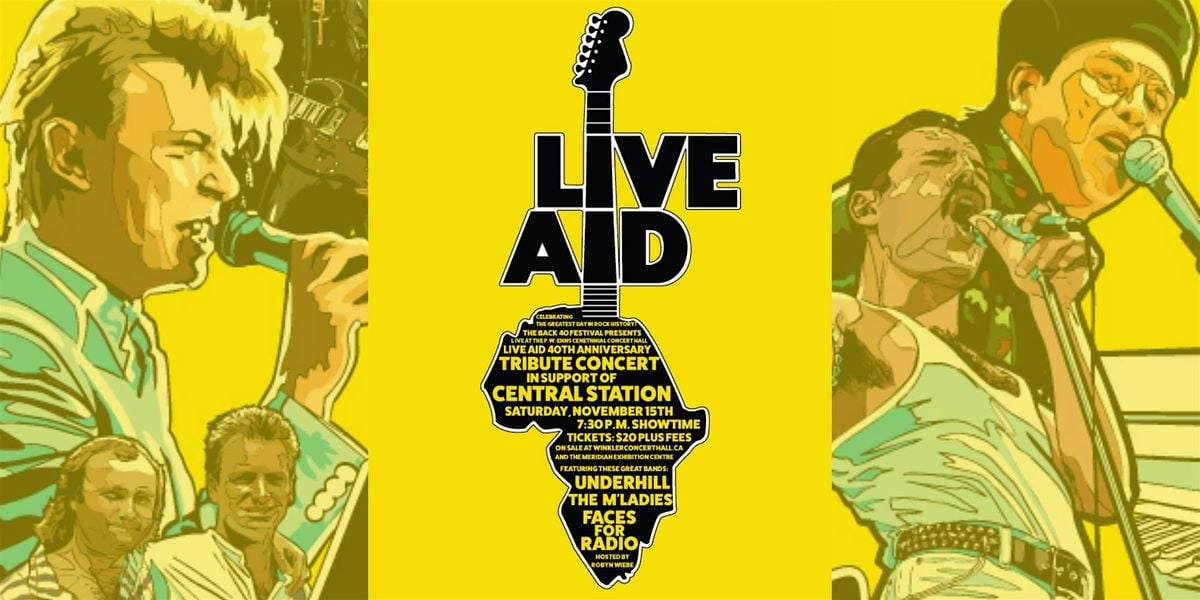 Back 40 Presents Live Aid, 15 November | Event in Winkler | AllEvents
