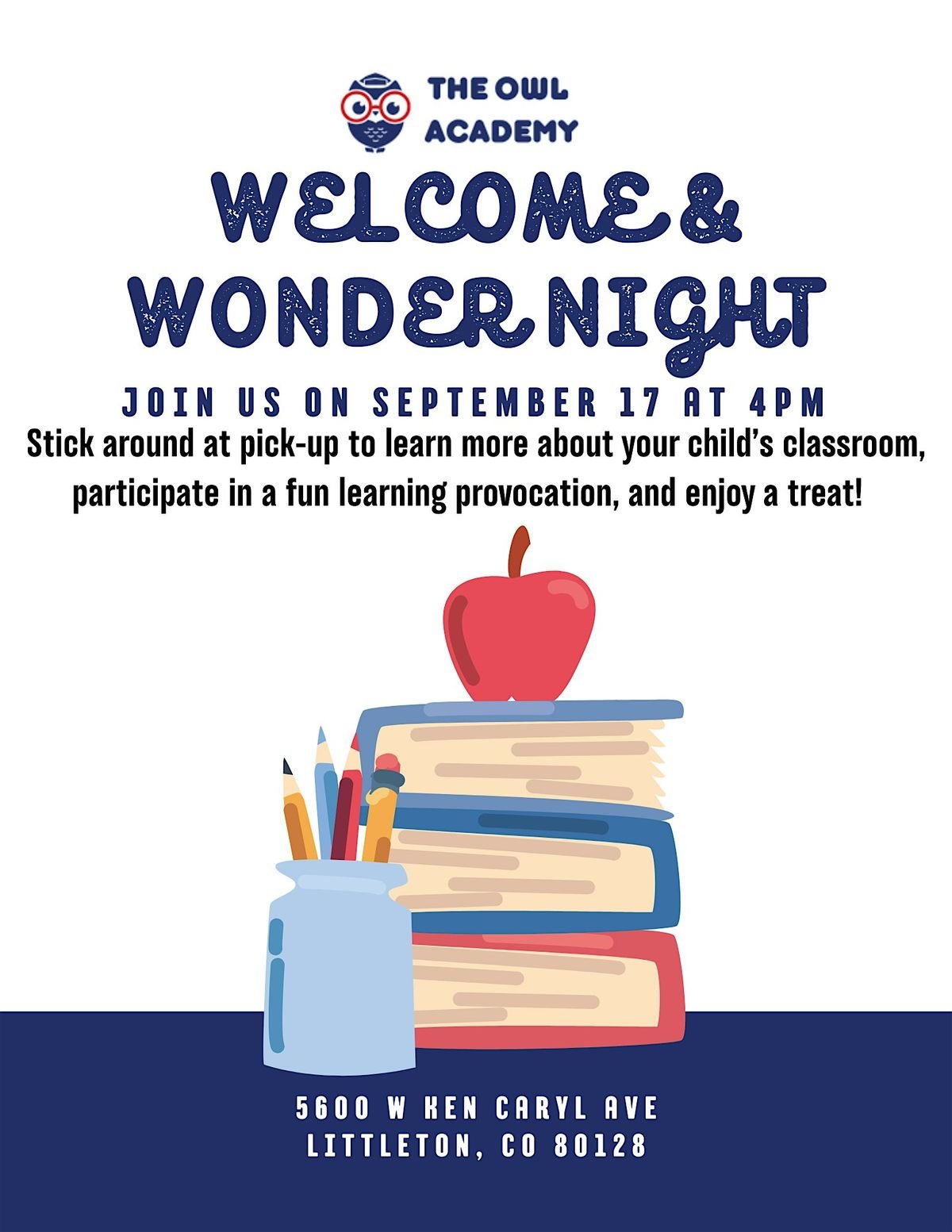 ✨ Welcome & Wonder Night at The Owl Academy ✨, 17 September | Event in Littleton | AllEvents