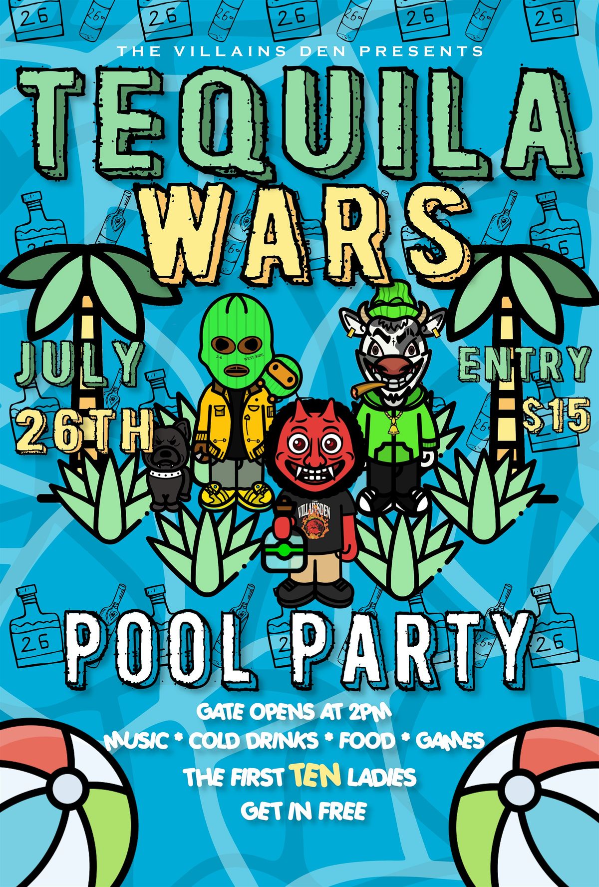 Tequila Wars Pool Party, 26 July | Event in Fayetteville | AllEvents