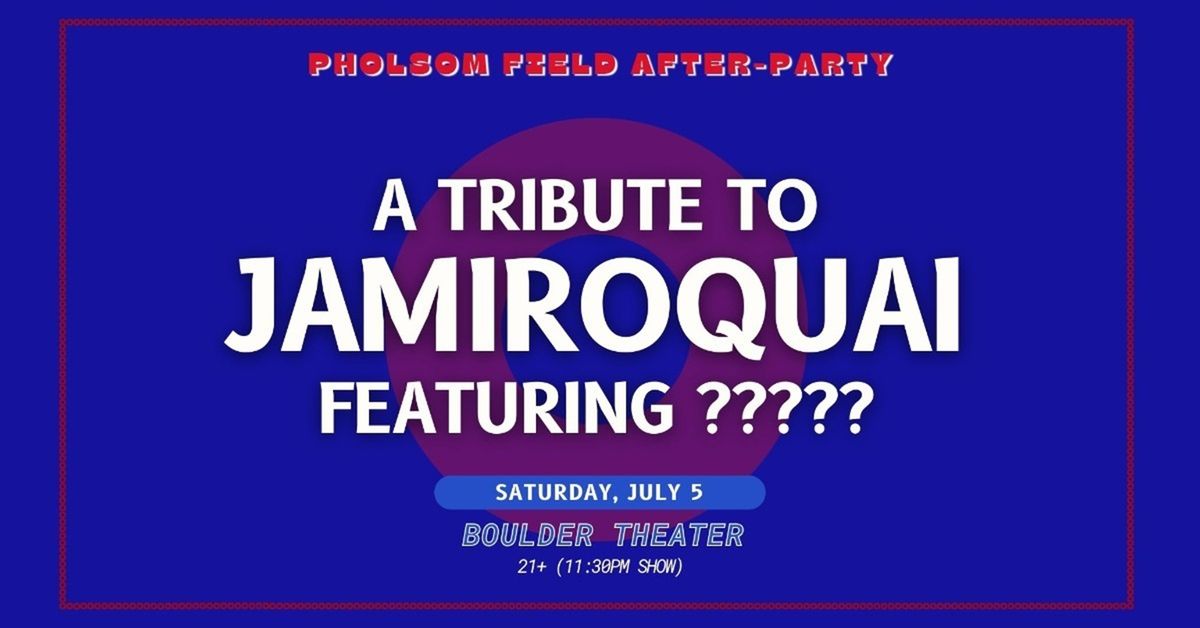 A Tribute to Jamiroquai, 4 July | Event in Boulder | AllEvents
