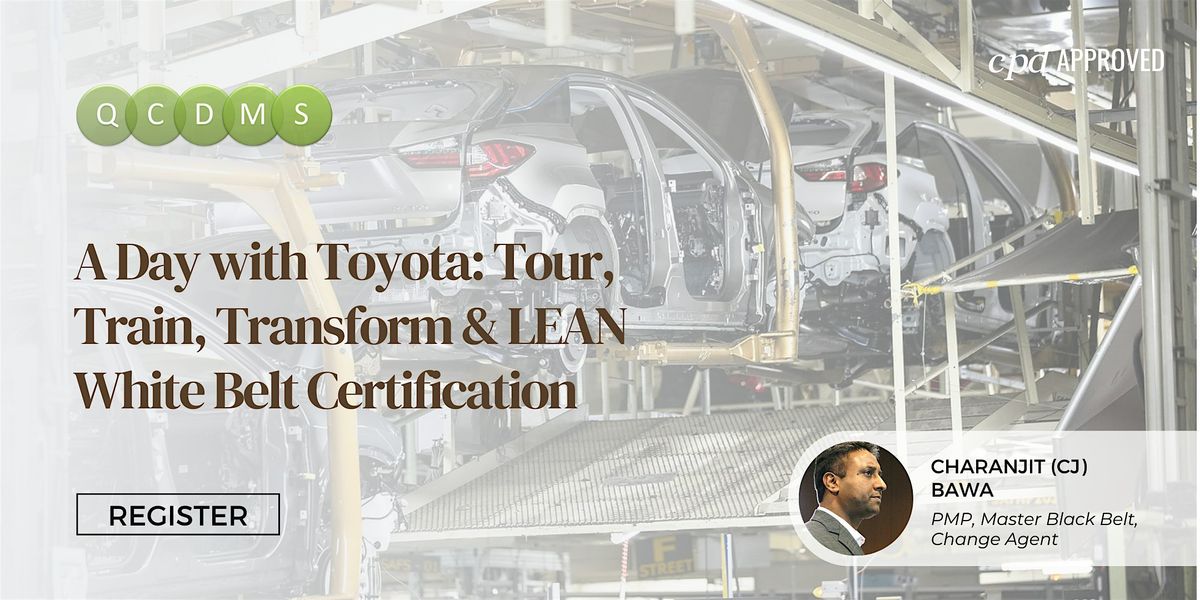 AI Day with Toyota: Tour, Train, Transform & LEAN White Belt Certification, 22 October | Event in Cambridge