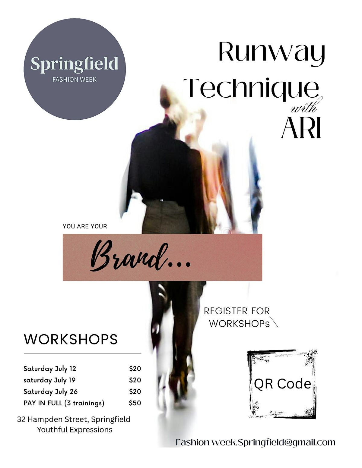 Runway Technique with Ari, 17 August | Event in Springfield | AllEvents