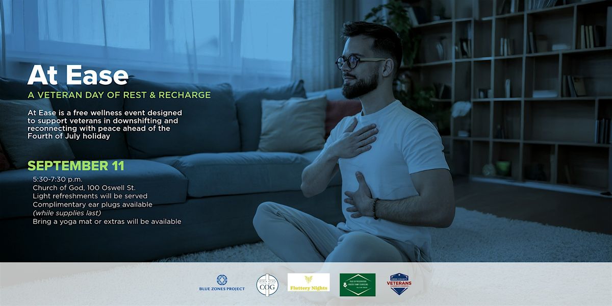 At Ease: A Veteran Day of Rest and Recharge - BZP Bakersfield, 11 September | Event in Bakersfield | AllEvents