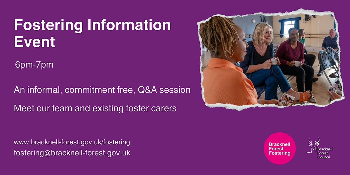 Fostering Info Event, 28 October | Event in Bracknell | AllEvents