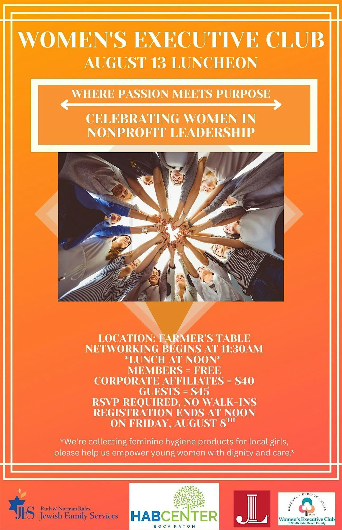 August  Luncheon with The Women's Executive Club, 13 August | Event in Boca Raton | AllEvents