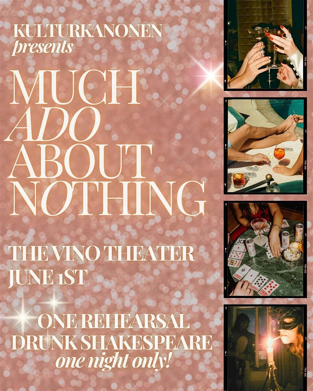 1 Rehearsal, Drunk! Much Ado About Nothing | Event in Brooklyn | AllEvents