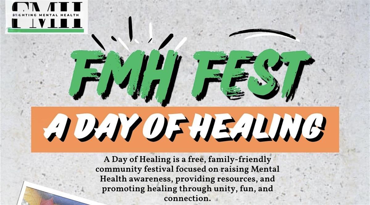 FMH FEST “A Day Of Healing” Healthy Convos 10AM-12PM. FMH FEST 1PM-5PM, 4 October | Event in Flint | AllEvents