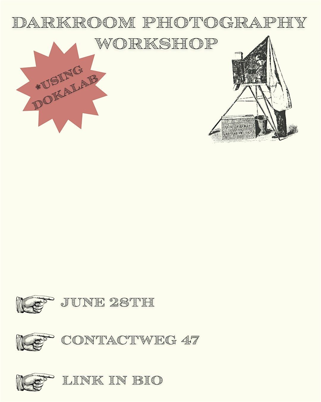 Darkroom Photo Printing Workshop with DokaLab, 25 October | Event in Amsterdam | AllEvents
