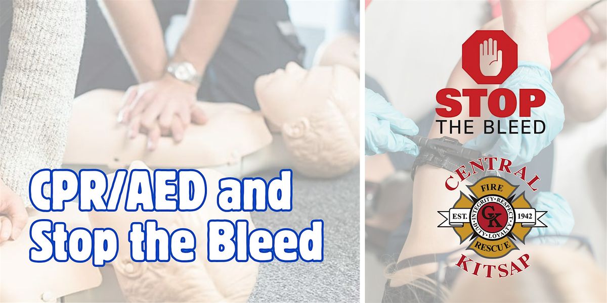 CPR/AED and Stop the Bleed Training, 3 March | Event in Silverdale | AllEvents