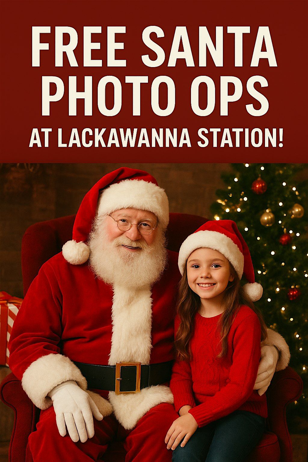 Free Santa Photo Ops at Lackawanna Station!, 13 December | Event in Montclair | AllEvents