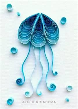Jellyfish - Paper Quilling, 3 October | Event in Mississauga | AllEvents