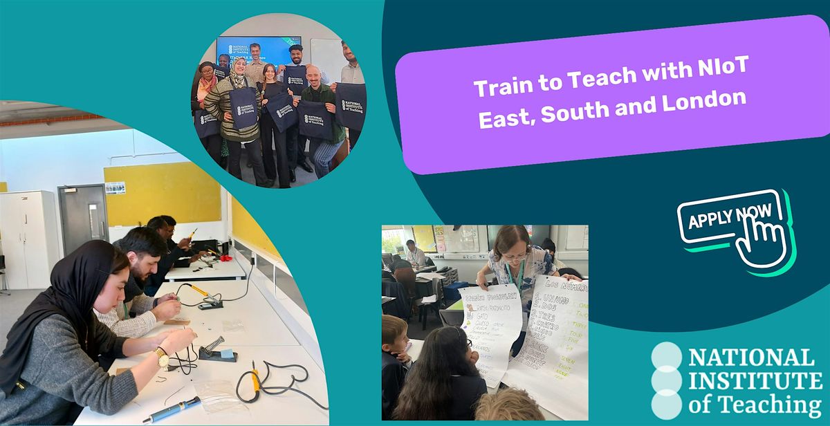 Train to Teach with NIoT East, South and London- Visit our training hub!, 16 December | Event in London | AllEvents