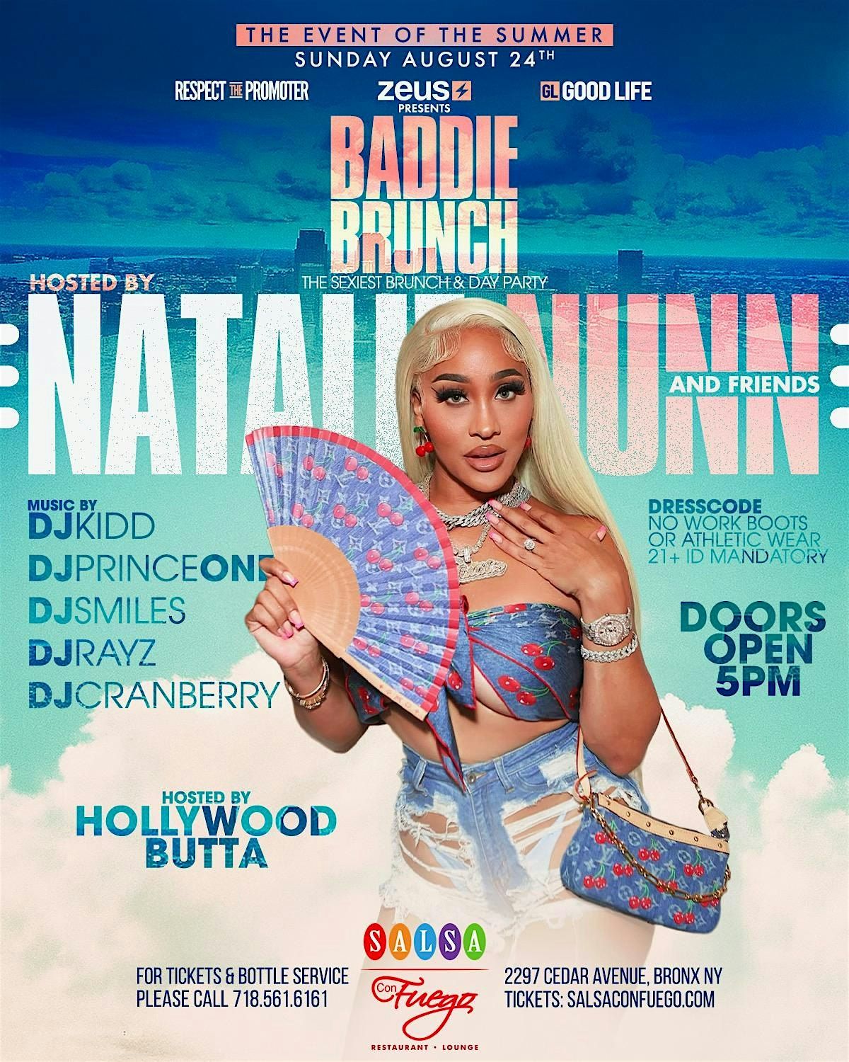 BADDIE BRUNCH w/ Natalie Nunn & Friends!, 24 August | Event in The Bronx | AllEvents