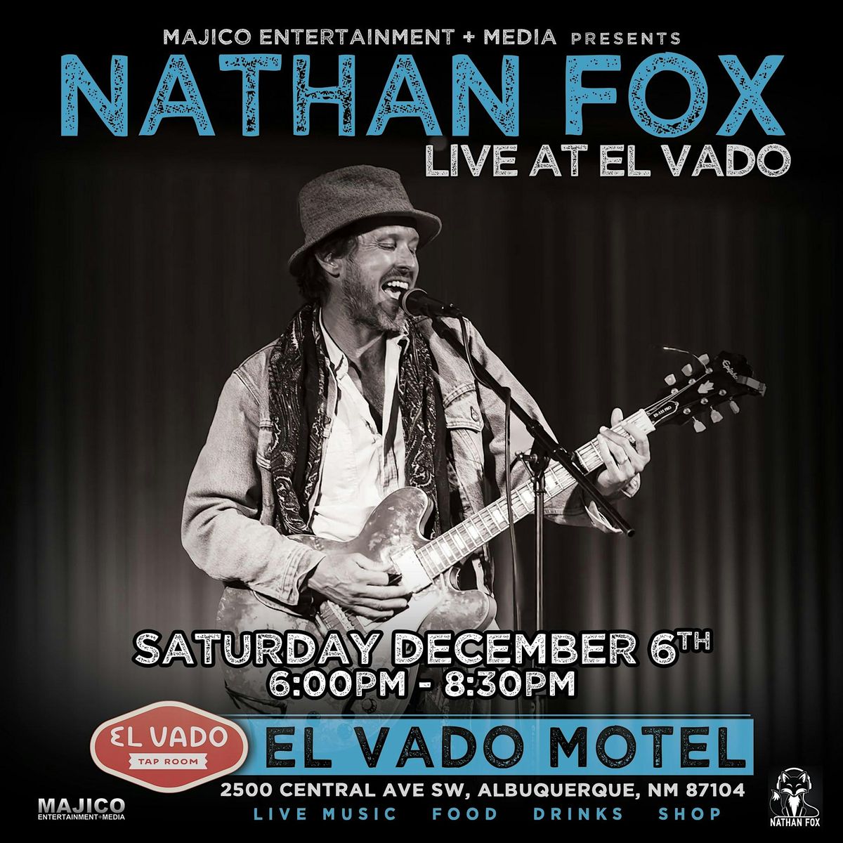 Nathan Fox Live at El Vado, 6 December | Event in Albuquerque | AllEvents