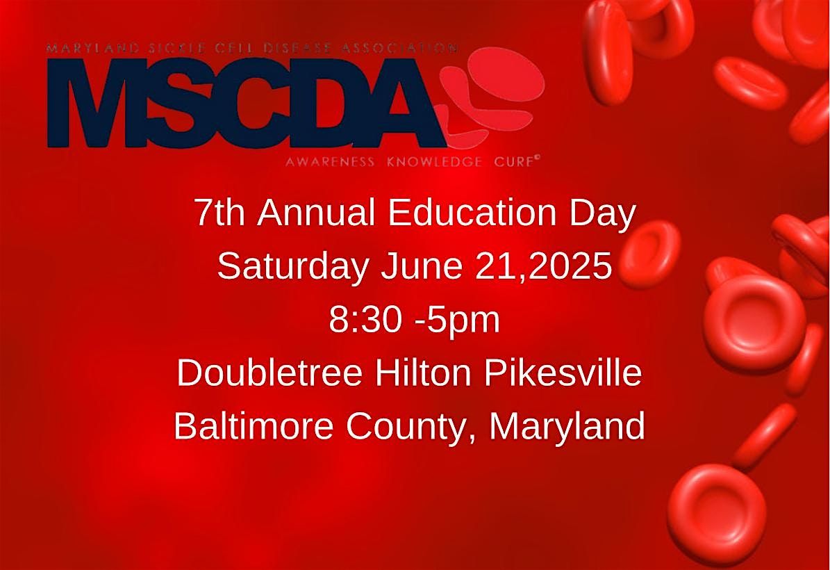 7th Annual MSCDA Education Day, 21 June | Event in Pikesville | AllEvents