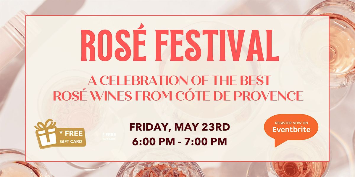 Rose Festival: Best Rosé Wines from Cóte de Provence, 23 May | Event in White Plains | AllEvents