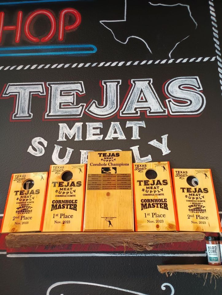 Cornhole Competition at Tejas Meat Supply, Tejas Meat Supply