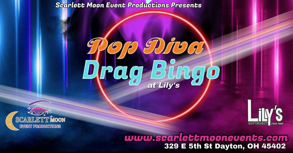 POP DIVA  Drag Bingo, 26 August | Event in Dayton | AllEvents