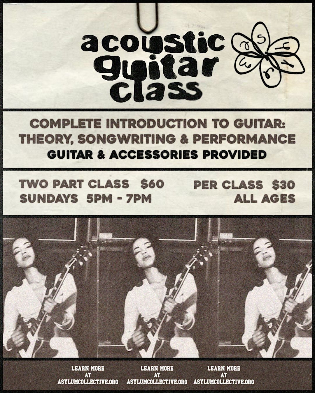 BEGINNER GUITAR CLASS -- ALL AGES -- ALL SUPPLIES INCLUDED!, 3 August | Event in Seattle | AllEvents