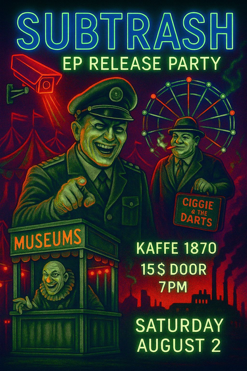 Subtrash EP release party w/ Museums + Ciggie & the Darts, 2 August | Event in Wakefield | AllEvents