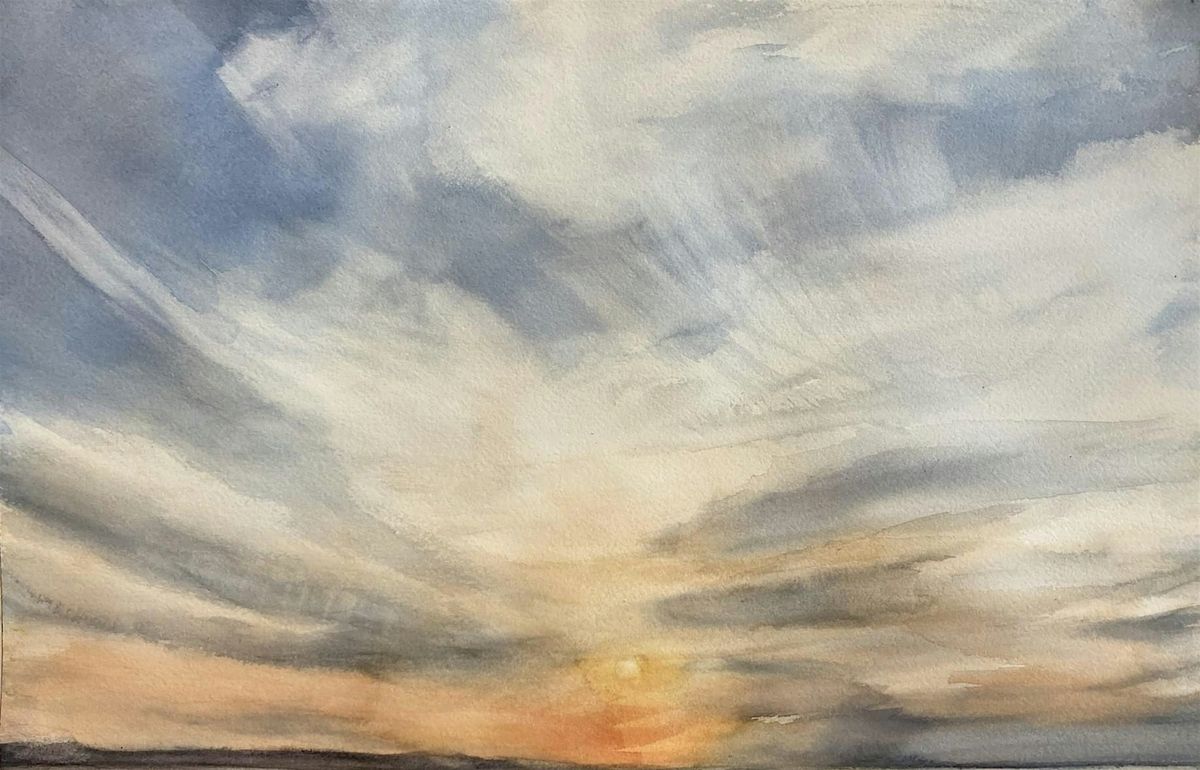 Painting Vivid and Vibrant Skies in Watercolor Workshop, 6 June | Event in Newton | AllEvents