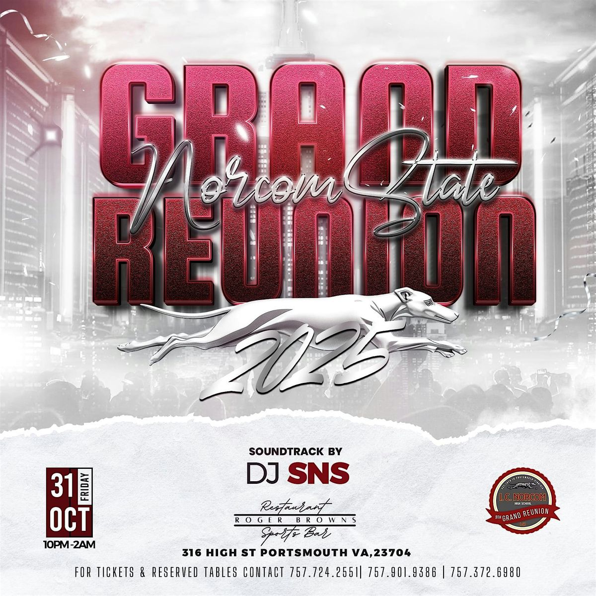 Norcom State Grand Reunion 2025, 31 October | Event in Portsmouth | AllEvents