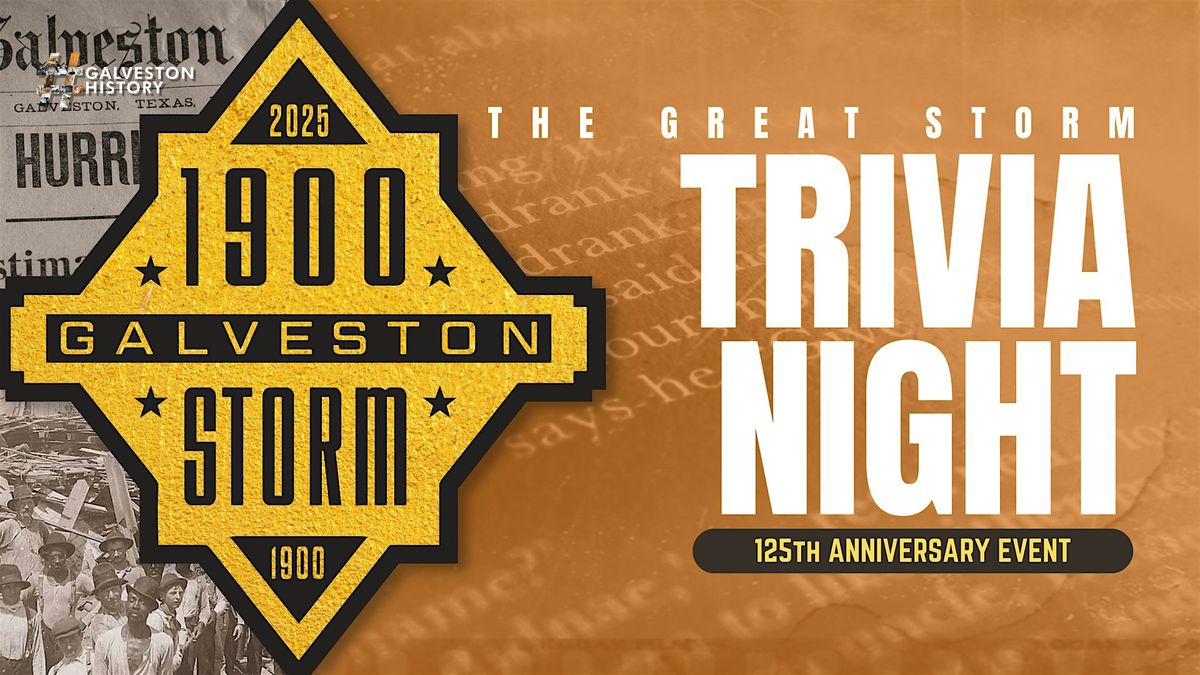 The Great Storm Trivia Night, 11 September | Event in Galveston | AllEvents