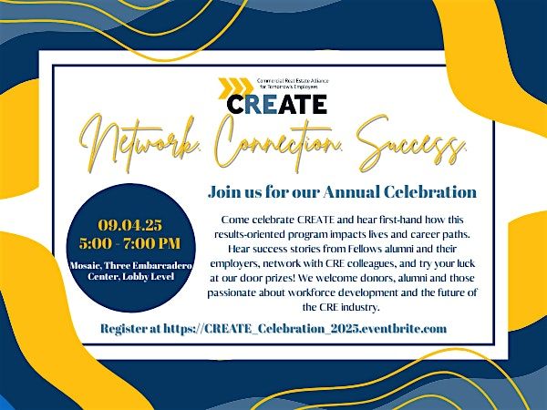 CREATE Network | CREATE Connection | CREATE Success, 4 September | Event in San Francisco | AllEvents