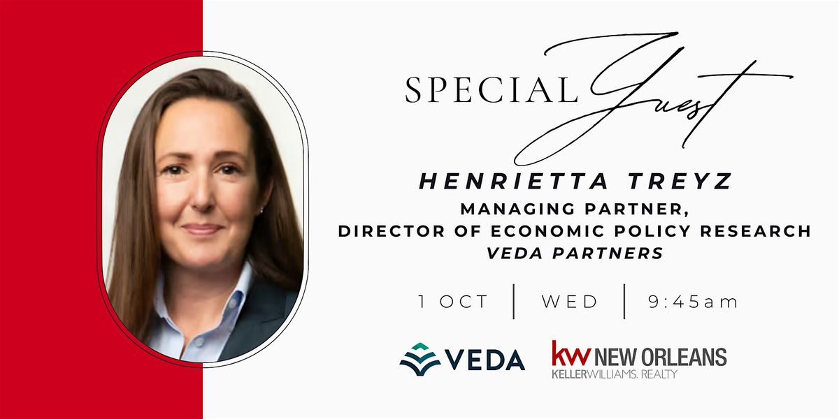 Special Guest: Henrietta Treyz, Veda Partners, 1 October | Event in New Orleans | AllEvents