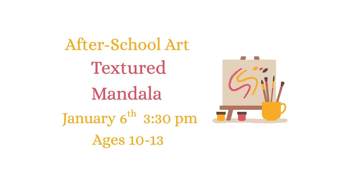 Textured Mandala, 6 January | Event in Enfield | AllEvents