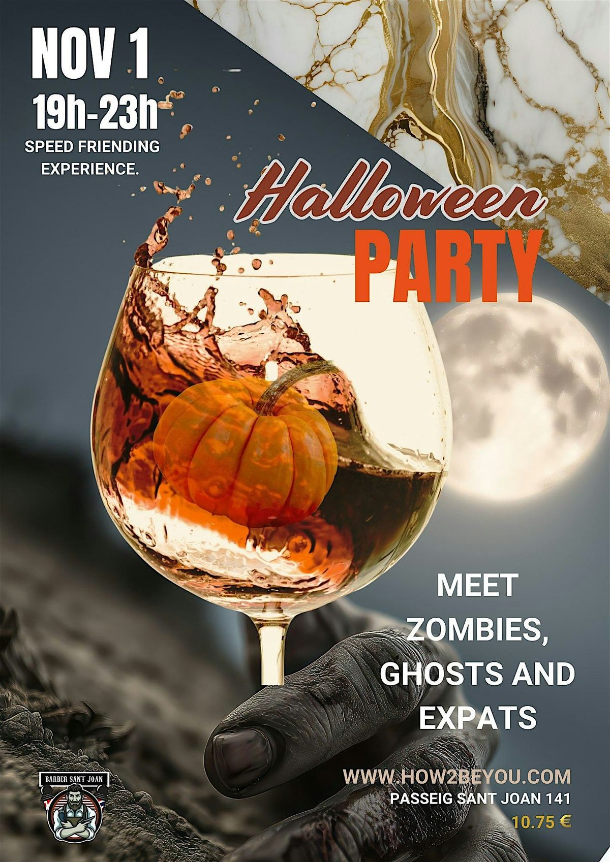 Speed friending Experience. Halloween Party