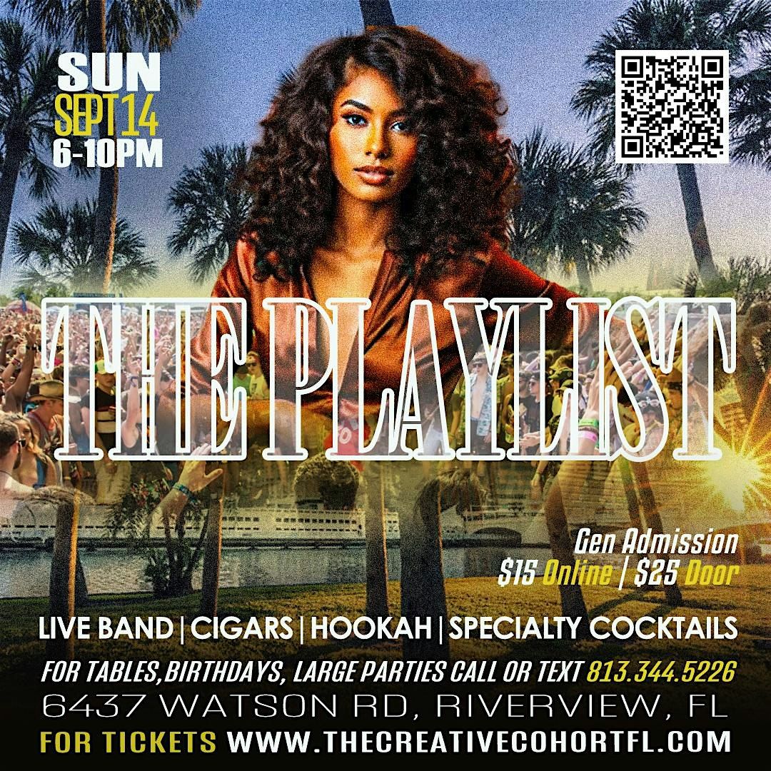 LIVE BAND (R&B, SOUL, JAZZ, TOP 40/DANCE..) | THE PLAYLIST-Riverview, FL, 14 September | Event in Riverview