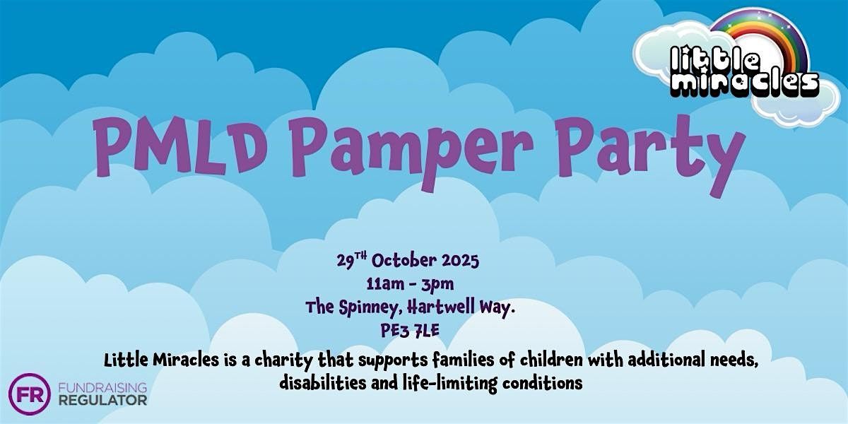 PMLD Pamper Party, 29 October | Event in peterborough | AllEvents