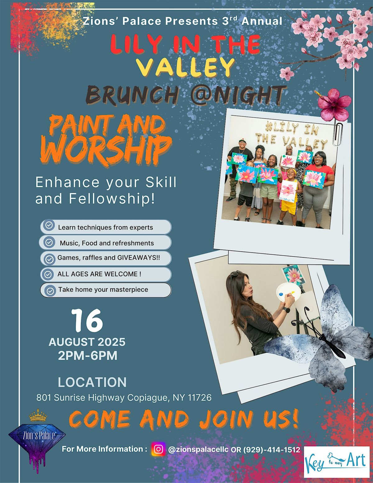 Zion's Palace Presents 3rd Annual Lily in the Valley Brunch @Night, 16 August | Event in Copiague | AllEvents
