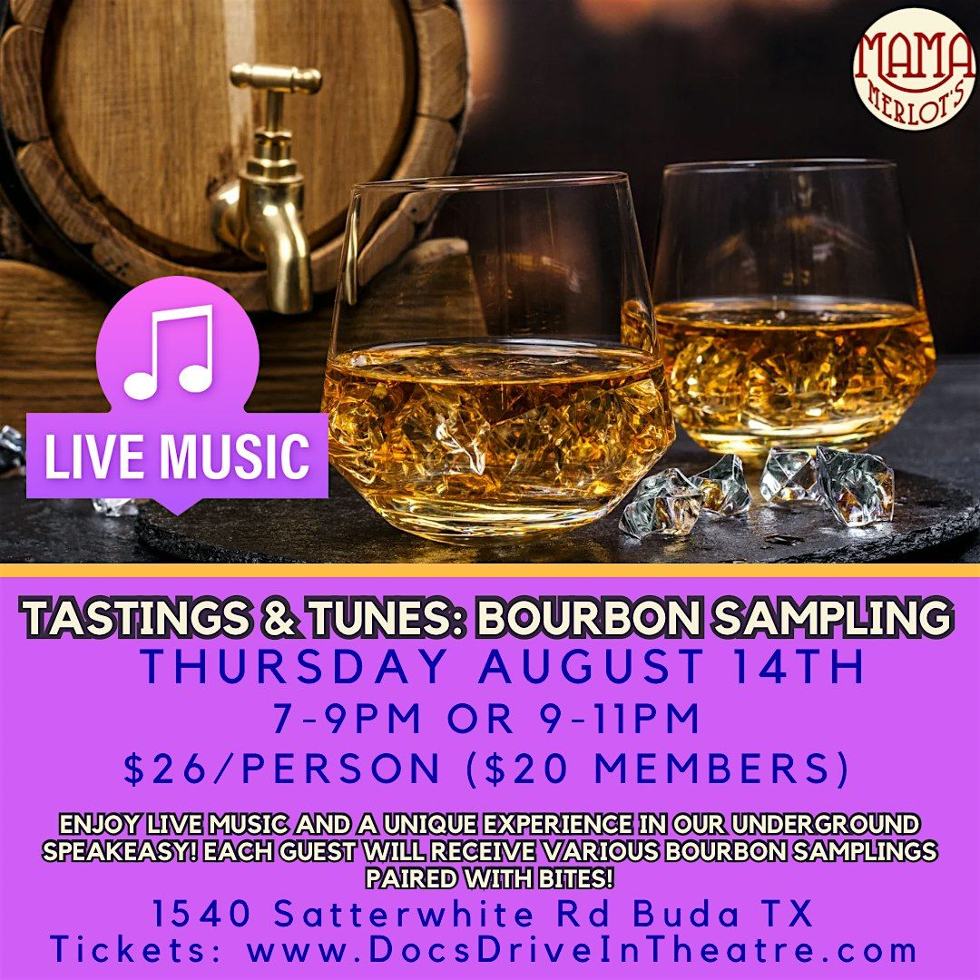 Tasting & Tunes: Bourbon Sampling at the Speakeasy, 14 August | Event in Buda | AllEvents