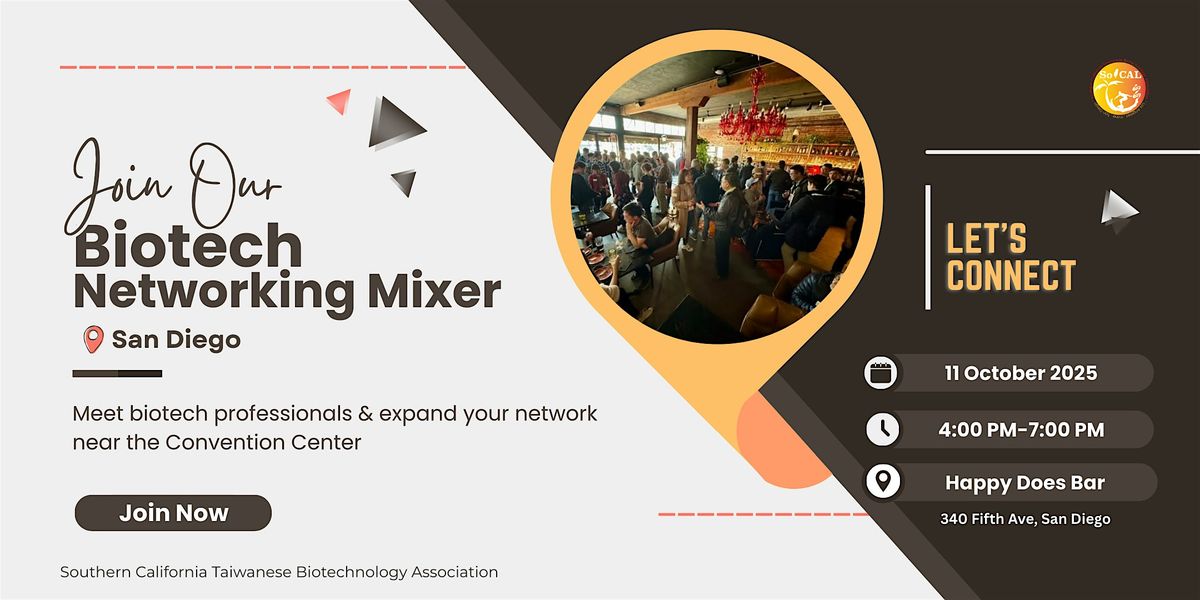 Biotech Networking Mixer ＠ San Diego | Connect with Professionals, 11 October | Event in San Diego | AllEvents