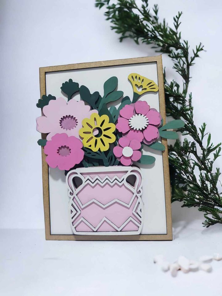 Paint your own flower bouquet plaque, Fairy Crafters, Boston, 28 March