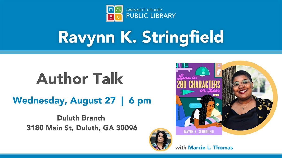 YA Author Talk | Ravynn K. Stringfield, 27 August | Event in Duluth | AllEvents