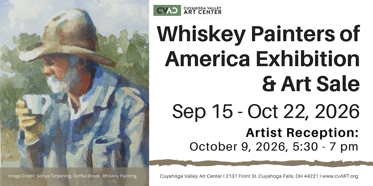 Whiskey Painters of America Exhibition & Art Sale, 15 September | Event in Cuyahoga Falls | AllEvents