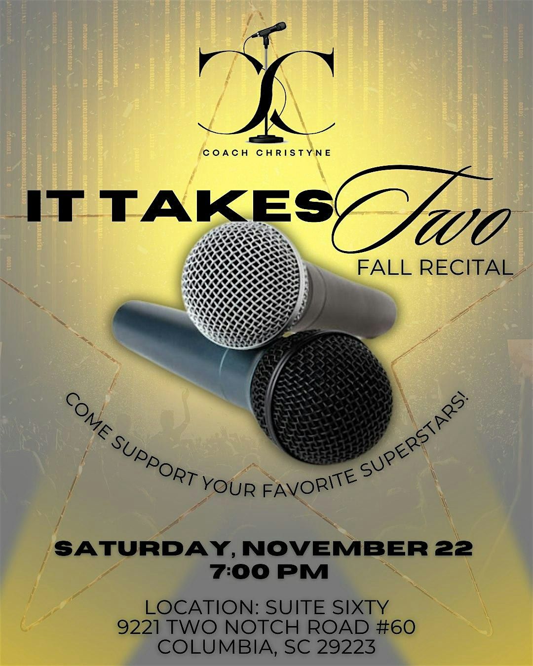 It Takes TWO Fall Recital, 22 November | Event in Columbia | AllEvents