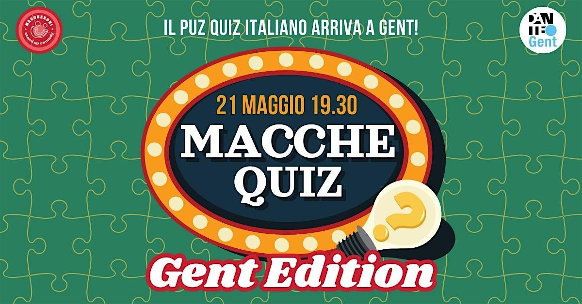 MACCHE QUIZ Gent edition, 21 May | Event in Gent | AllEvents