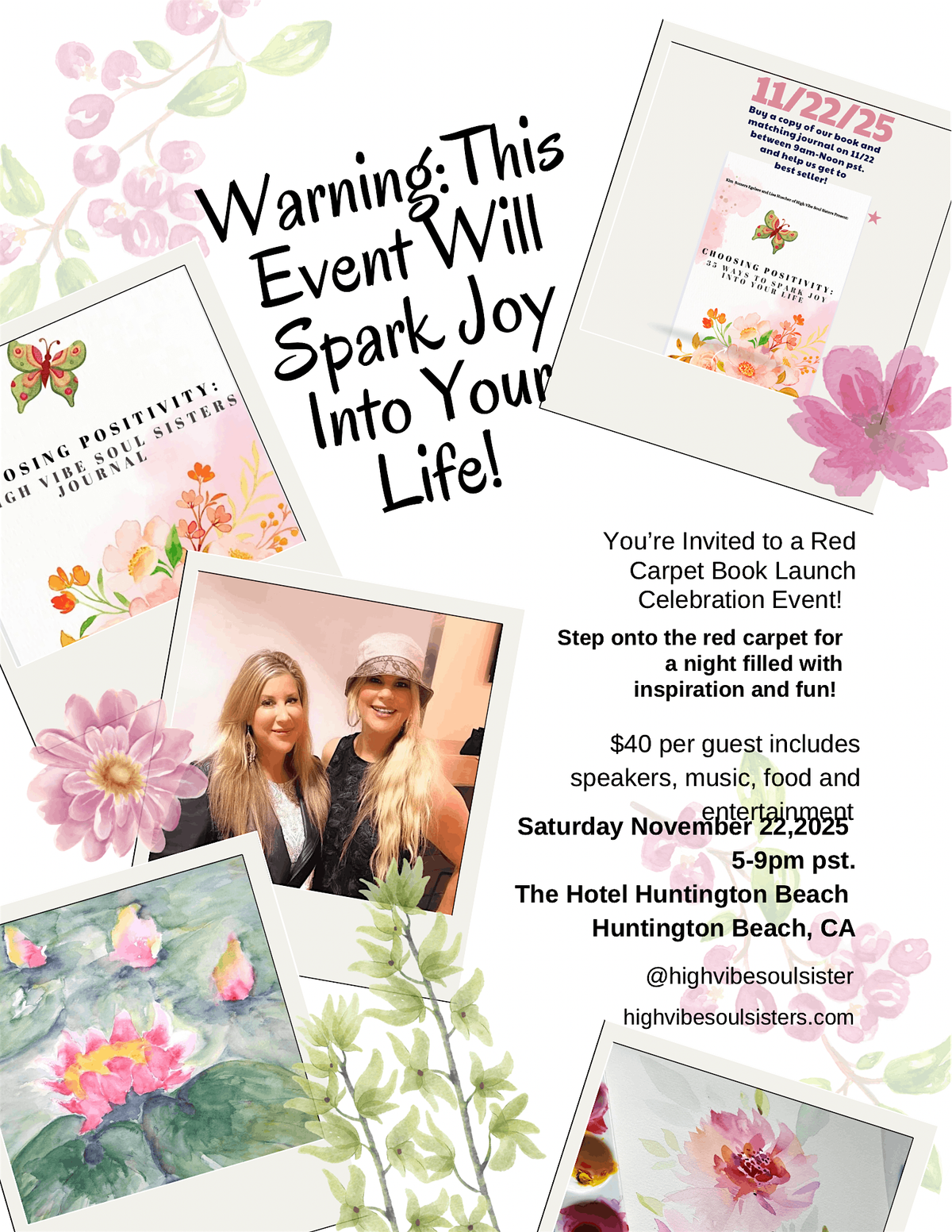 Choosing Positivity Red Carpet Book Launch, 22 November | Event in Huntington Beach | AllEvents